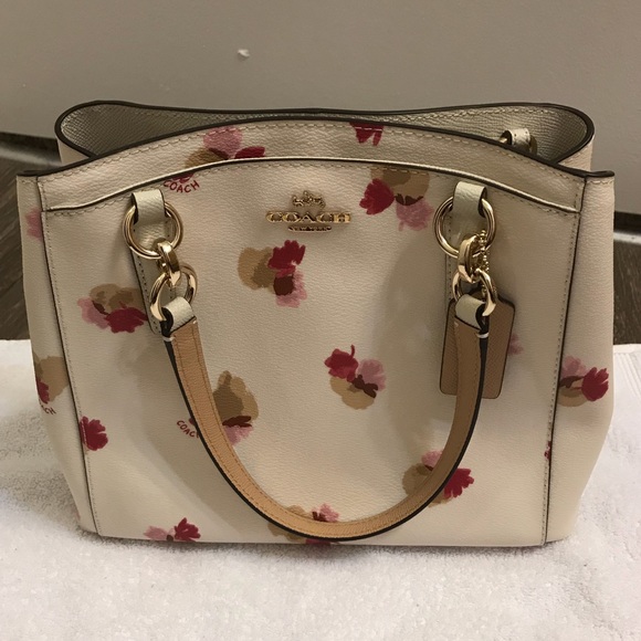 coach floral purse